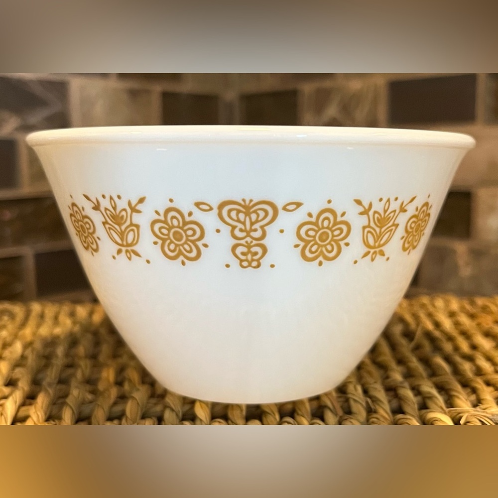 CORELLE /CORNING Butterfly Gold Collection Sugar Bowl- No Lid
